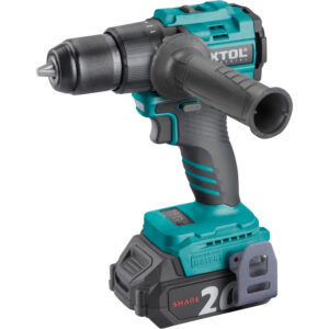 vrtací šroubovák aku s příklepem SHARE20V, 70Nm, BRUSHLESS, 2Ah (2×)