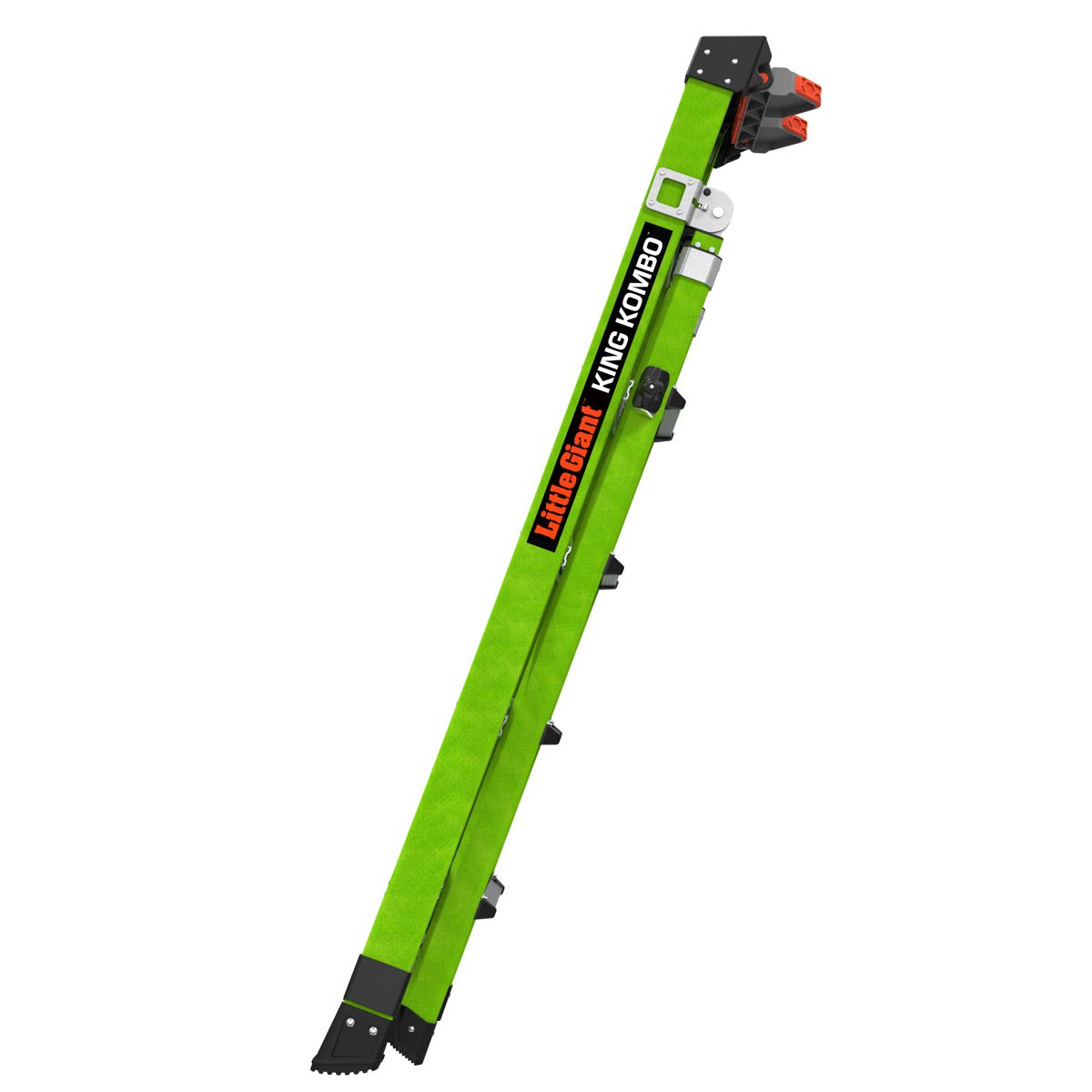 Profesionální, nevodivý, kombinovaný žebřík King Kombo XT, Délka 2.44 m – 4.85 m - Obrázek 9