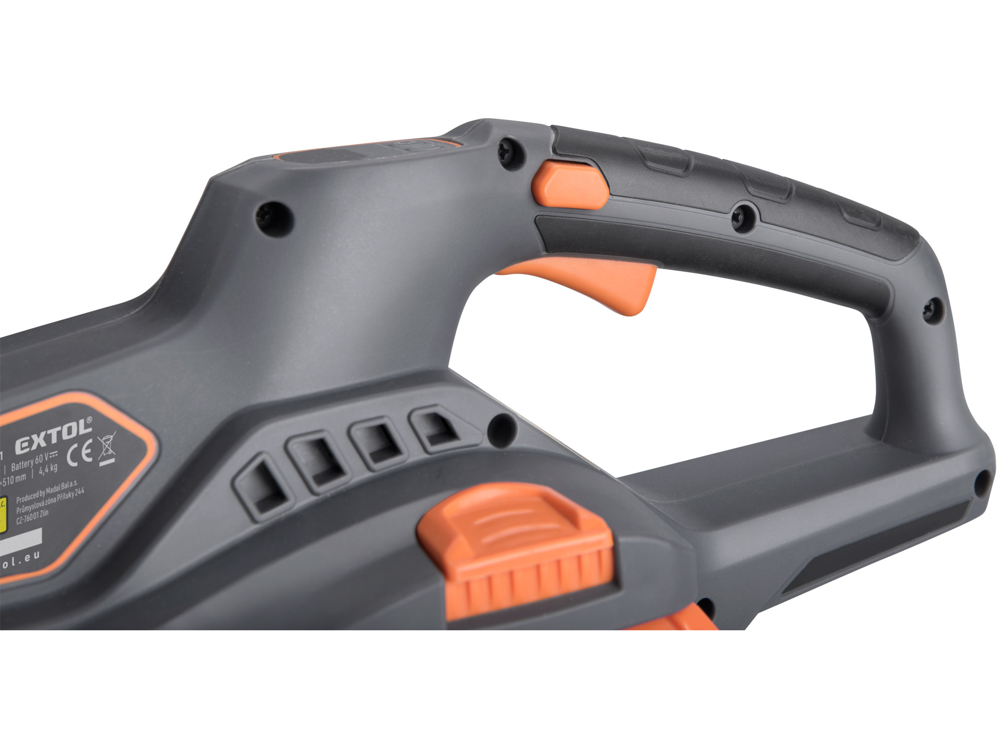 pila řetězová aku 60V, 51cm, BRUSHLESS, bez baterie a nabíječky - Obrázek 9