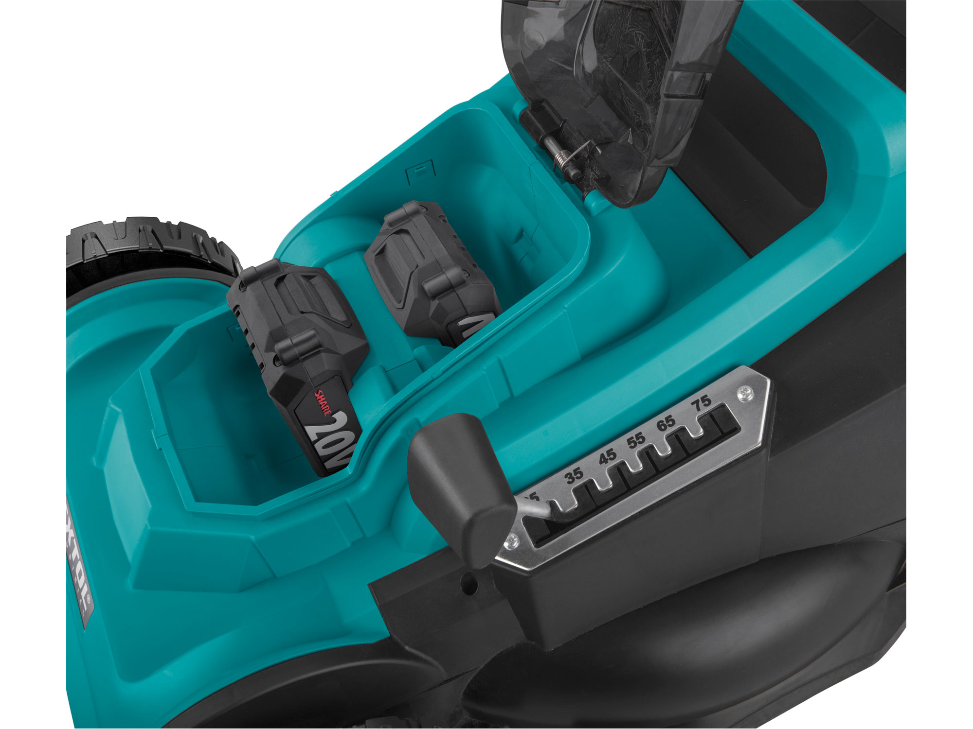 sekačka aku SHARE20V, 43cm, BRUSHLESS, 2x2Ah - Obrázek 4