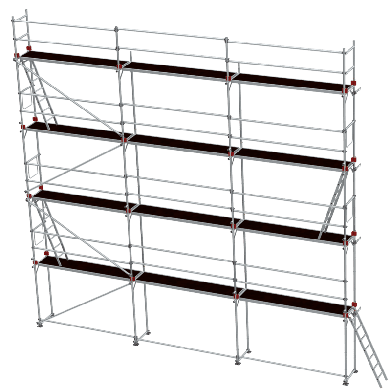 JUMBO - fasádní lešení Superflex Pro 8 x 9 m