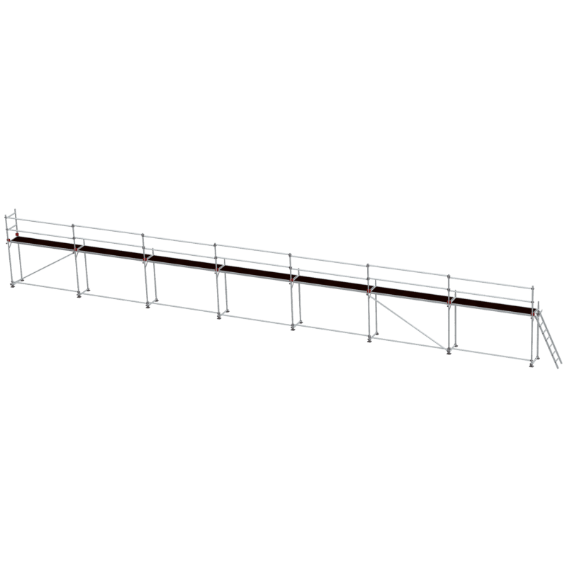 JUMBO - fasádní lešení Superflex Pro 2 x 21 m