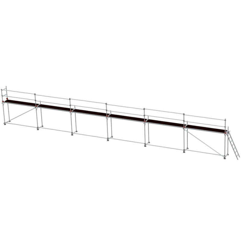 JUMBO - fasádní lešení Superflex Pro 2 x 18 m