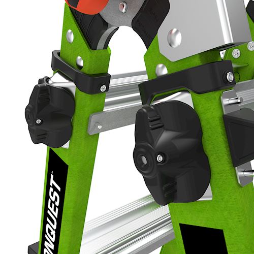 Profesionální, nevodivý, kloubový žebřík Conquest All-terrain M22 Fiberglass, Délka 335–579 cm, jako výsuvný až 645 cm - Obrázek 13