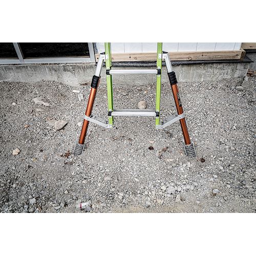 Profesionální, nevodivý, kloubový žebřík Conquest All-terrain M22 Fiberglass, Délka 335–579 cm, jako výsuvný až 645 cm - Obrázek 24