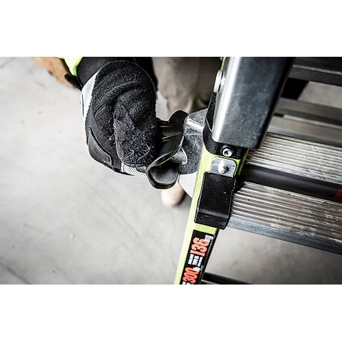 Profesionální, nevodivý, kloubový žebřík Conquest All-terrain M22 Fiberglass, Délka 335–579 cm, jako výsuvný až 645 cm - Obrázek 27