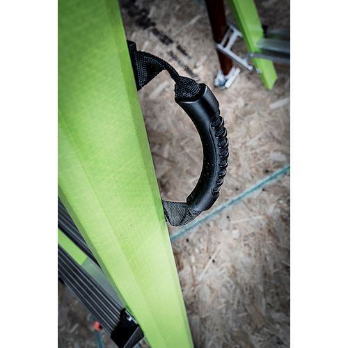 Profesionální, nevodivý, kloubový žebřík Conquest All-terrain M22 Fiberglass, Délka 335–579 cm, jako výsuvný až 645 cm - Obrázek 29