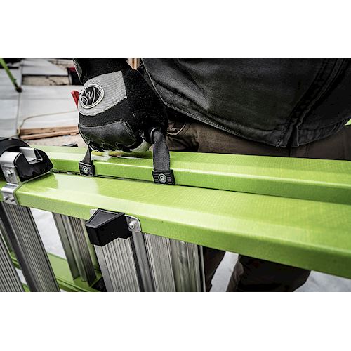 Profesionální, nevodivý, kloubový žebřík Conquest All-terrain M22 Fiberglass, Délka 335–579 cm, jako výsuvný až 645 cm - Obrázek 30