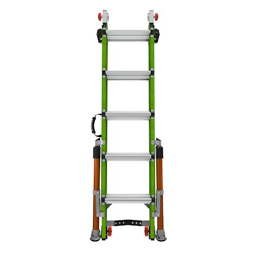 Profesionální, nevodivý, kloubový žebřík Conquest All-terrain M22 Fiberglass, Délka 335–579 cm, jako výsuvný až 645 cm - Obrázek 8
