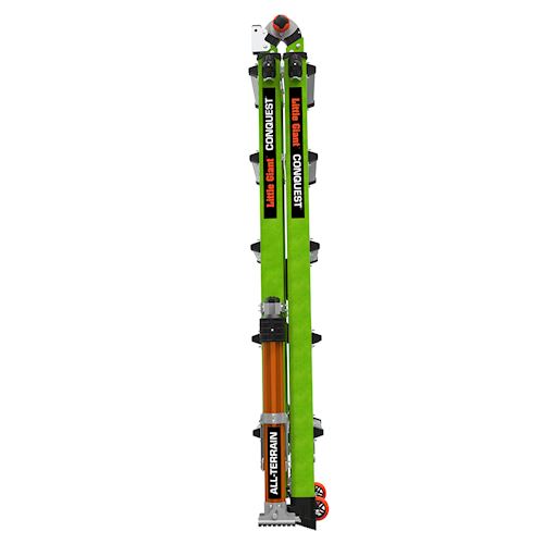 Profesionální, nevodivý, kloubový žebřík Conquest All-terrain M22 Fiberglass, Délka 335–579 cm, jako výsuvný až 645 cm - Obrázek 9