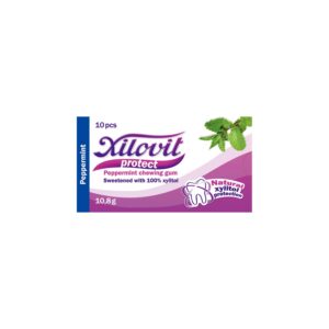 žvýkačky Xilovit protect PEPPERMINT 10,8g, 1blistr=10 žvýkaček