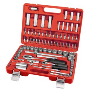 ZRUŠENO! Nahrazeno výrobkem 8818337, hlavice nástrčné, sada 94ks, 1/4", 1/2", CrV
