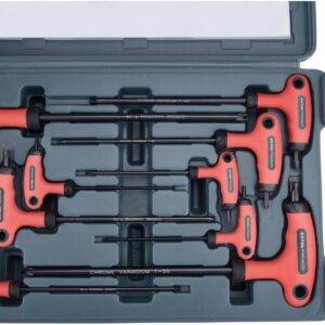 T-klíče TORX, sada 9ks, T10-50