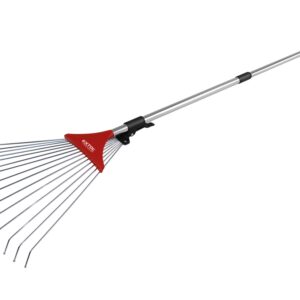 hrábě nastavitelné s teleskopickou násadou, délka 80-158cm, šířka 18-59cm