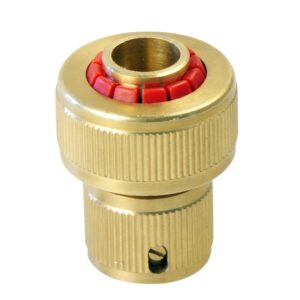 rychlospojka na hadici, 3/4", STOP ventil, MOSAZ