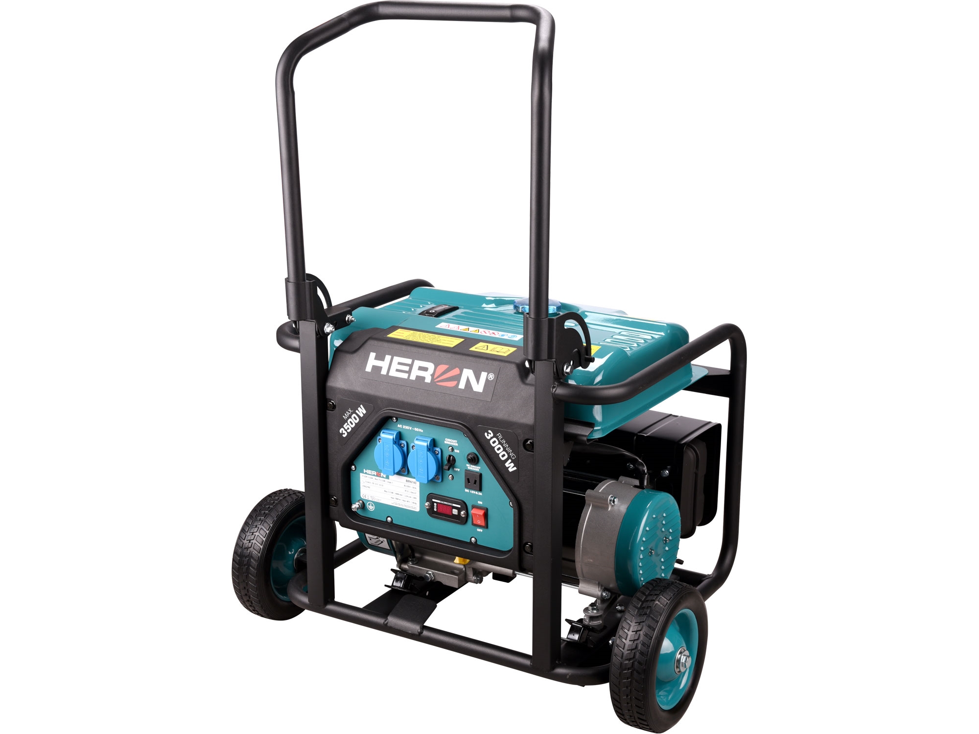elektrocentrála benzínová, 7,4HP/3,5kW, podvozek - Obrázek 2