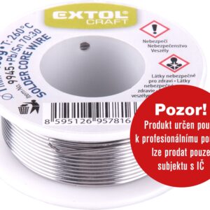 drát pájecí Sn30/Pb70, O 1mm, 100g