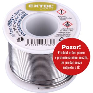 drát pájecí Sn30/Pb70, O 1mm, 250g