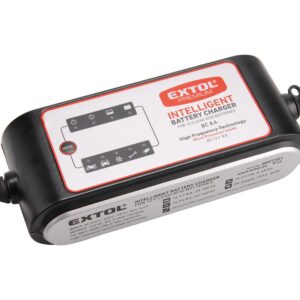 ZRUŠENO! Nahrazeno výrobkem 8897303 autonabíječka 9stupňová, řízená mikroprocesorem, 12V, 8A
