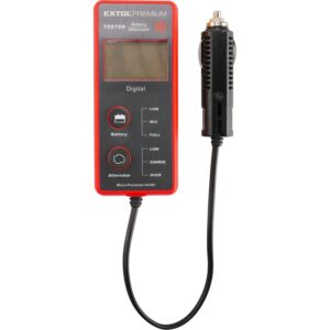 tester autobaterie a alternátoru, digitální
