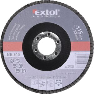 kotouč lamelový šikmý korundový, P100, O 115mm