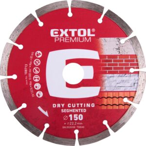 ZRUŠENO! Nahrazeno výrobkem 8803013 kotouč diamantový řezný segmentový - suché řezání, O 150x22,2x2,3mm