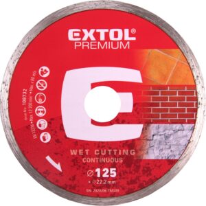 ZRUŠENO! Nahrazeno výrobkem 8803022 kotouč diamantový řezný celoobvodový - mokré řezání, O 125x22,2x2mm