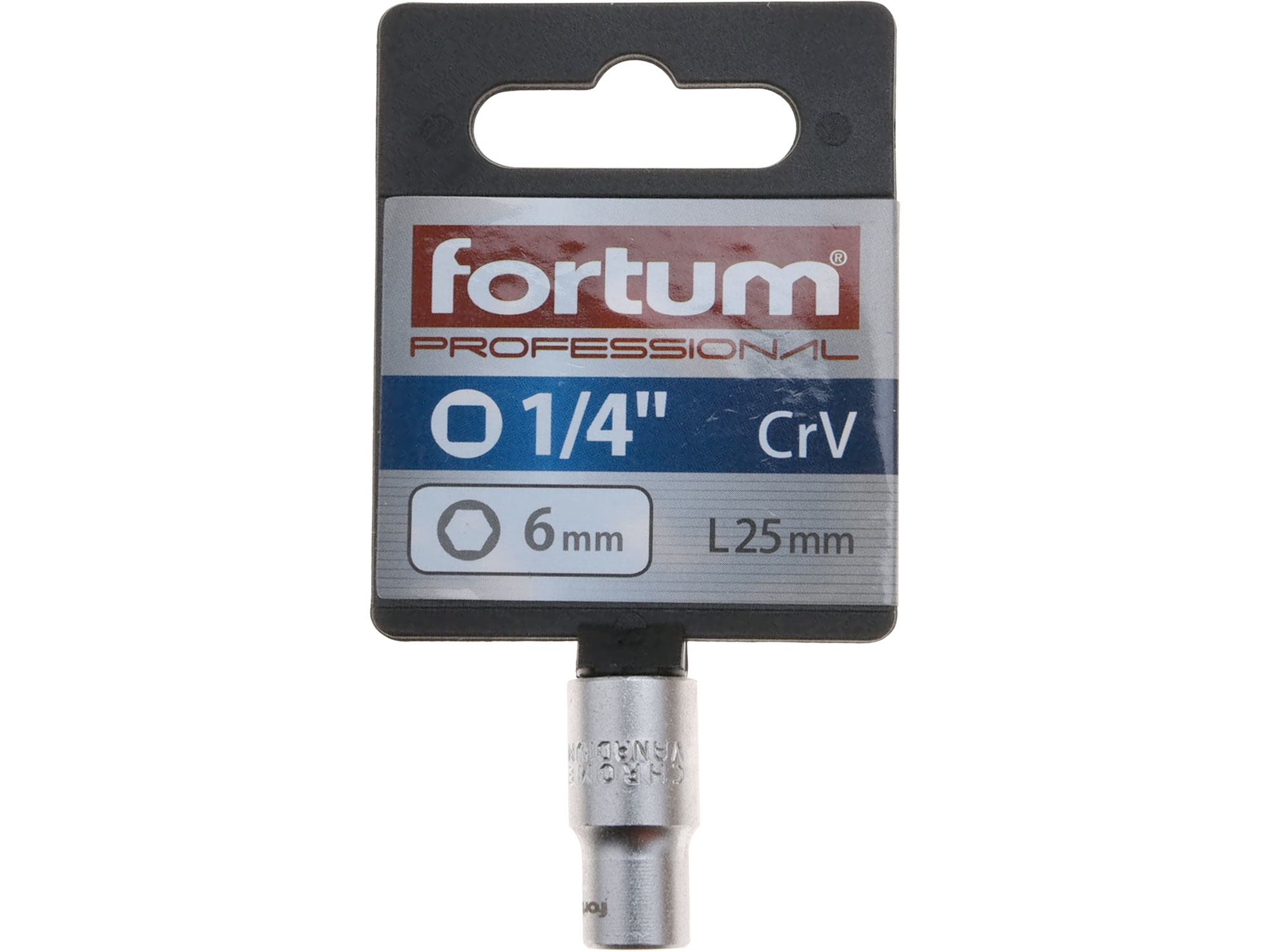 hlavice nástrčná 1/4", 6mm, L 25mm - Obrázek 2