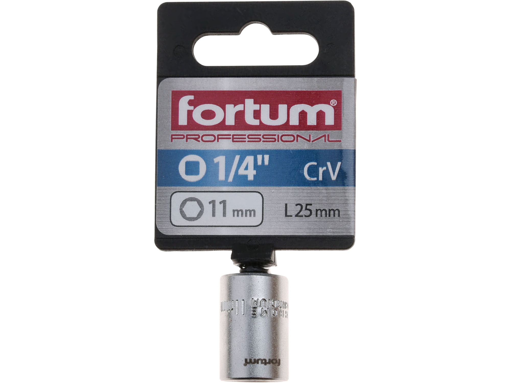 hlavice nástrčná 1/4", 11mm, L 25mm - Obrázek 2