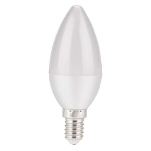 žárovka LED svíčka, 410lm, 5W, E14, teplá bílá