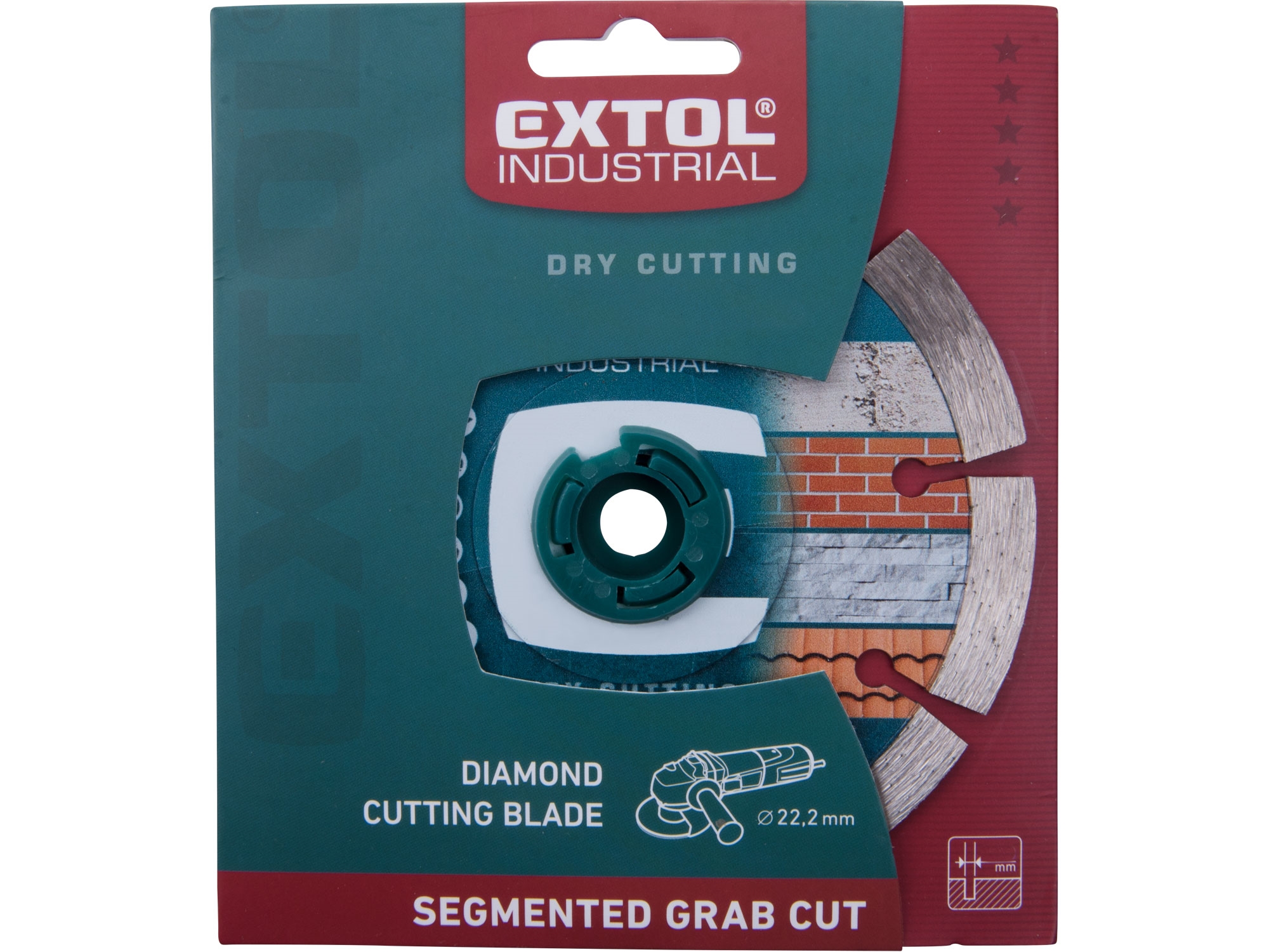 kotouč diamantový řezný segmentový Grab Cut, suché řezání, O 150x22,2x2,3mm - Obrázek 2