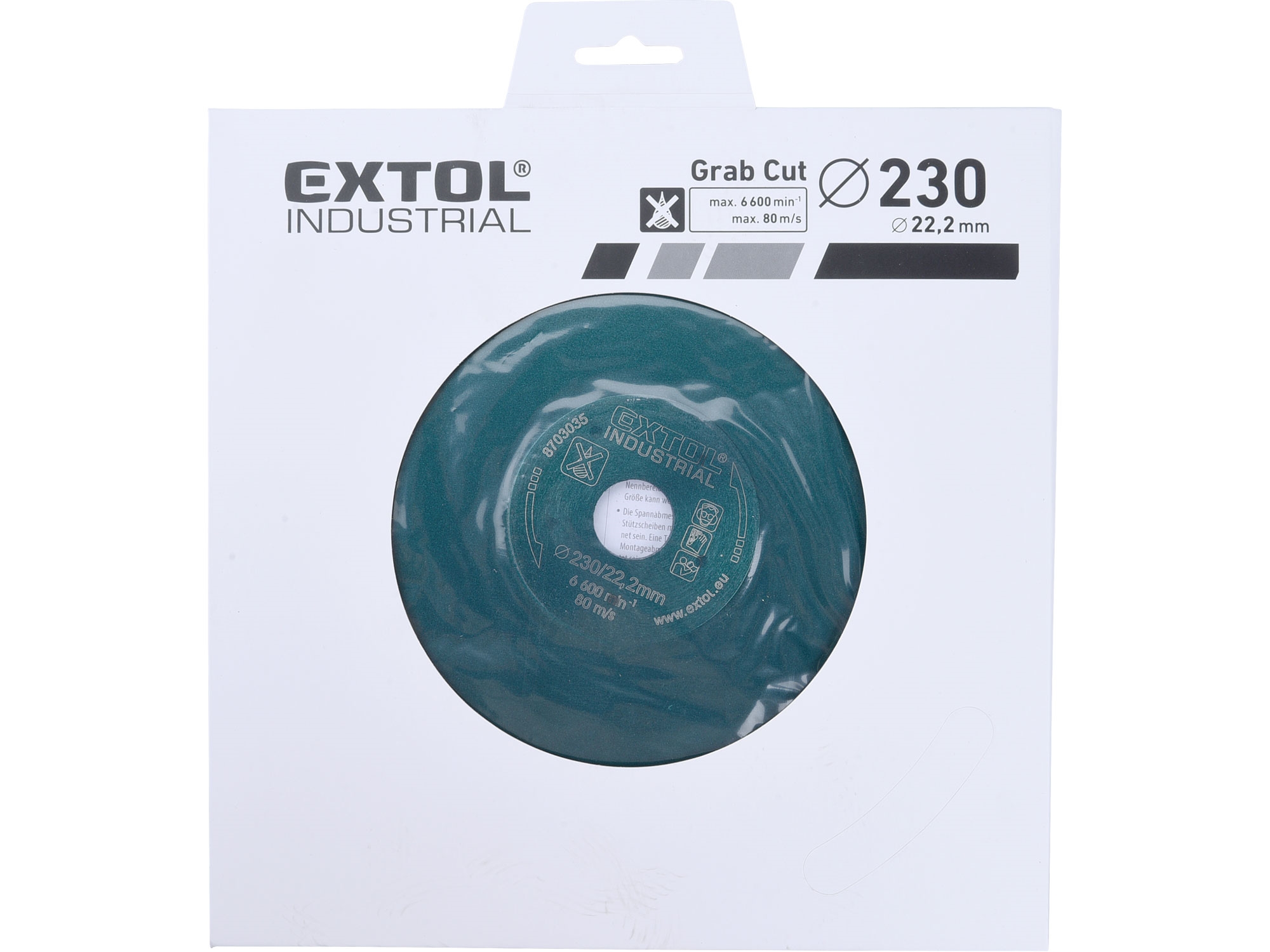 kotouč diamantový řezný segmentový Grab Cut, suché řezání, O 230x22,2x2,8mm - Obrázek 2