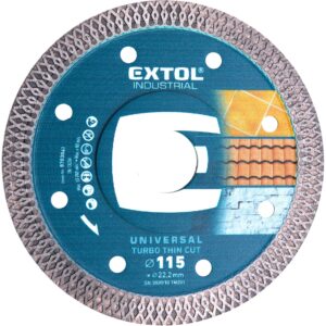 kotouč diamantový řezný, turbo Thin Cut, suché i mokré řezání, O 115x22,2x1,5mm