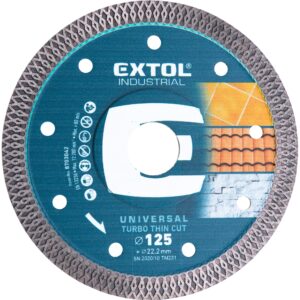 kotouč diamantový řezný, turbo Thin Cut, suché i mokré řezání, O 125x22,2x1,5mm