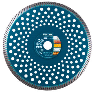 ZRUŠENO! Nahrazeno výrobkem 8703065 kotouč diamantový řezný, turbo Fast Cut, suché i mokré řezání, O 230x22,2x2,8mm